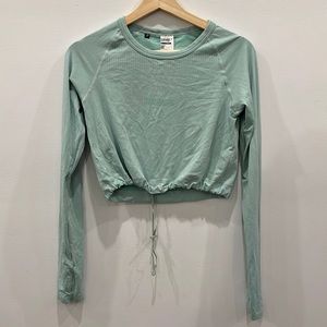 Gymshark Crop Long Sleeve with Adjustable Waist String